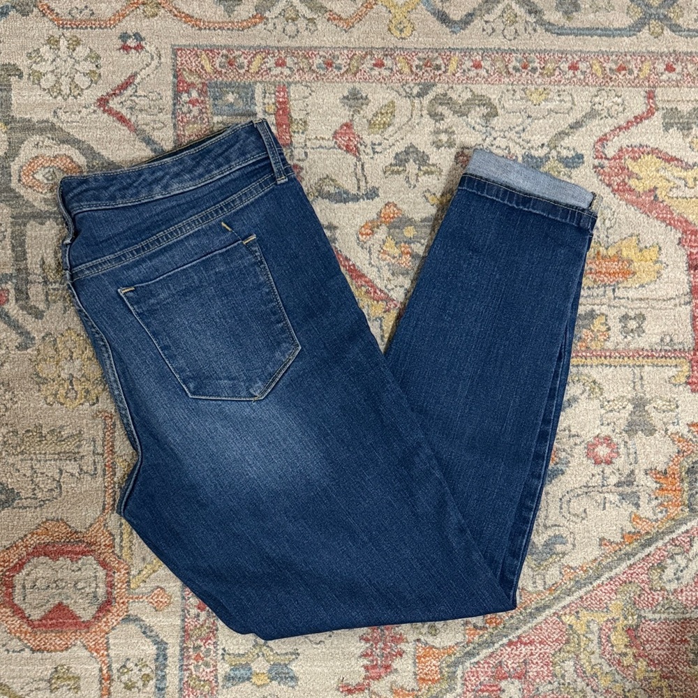 Mossimo Classic Blue Women's Jeans, Mid Rise Skinny Size 10 short
